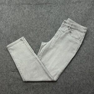 Chico's Perfect Stretch Girlfriend Slim Leg Ankle Jeans Women's Sz 0.5 / 6 Gray